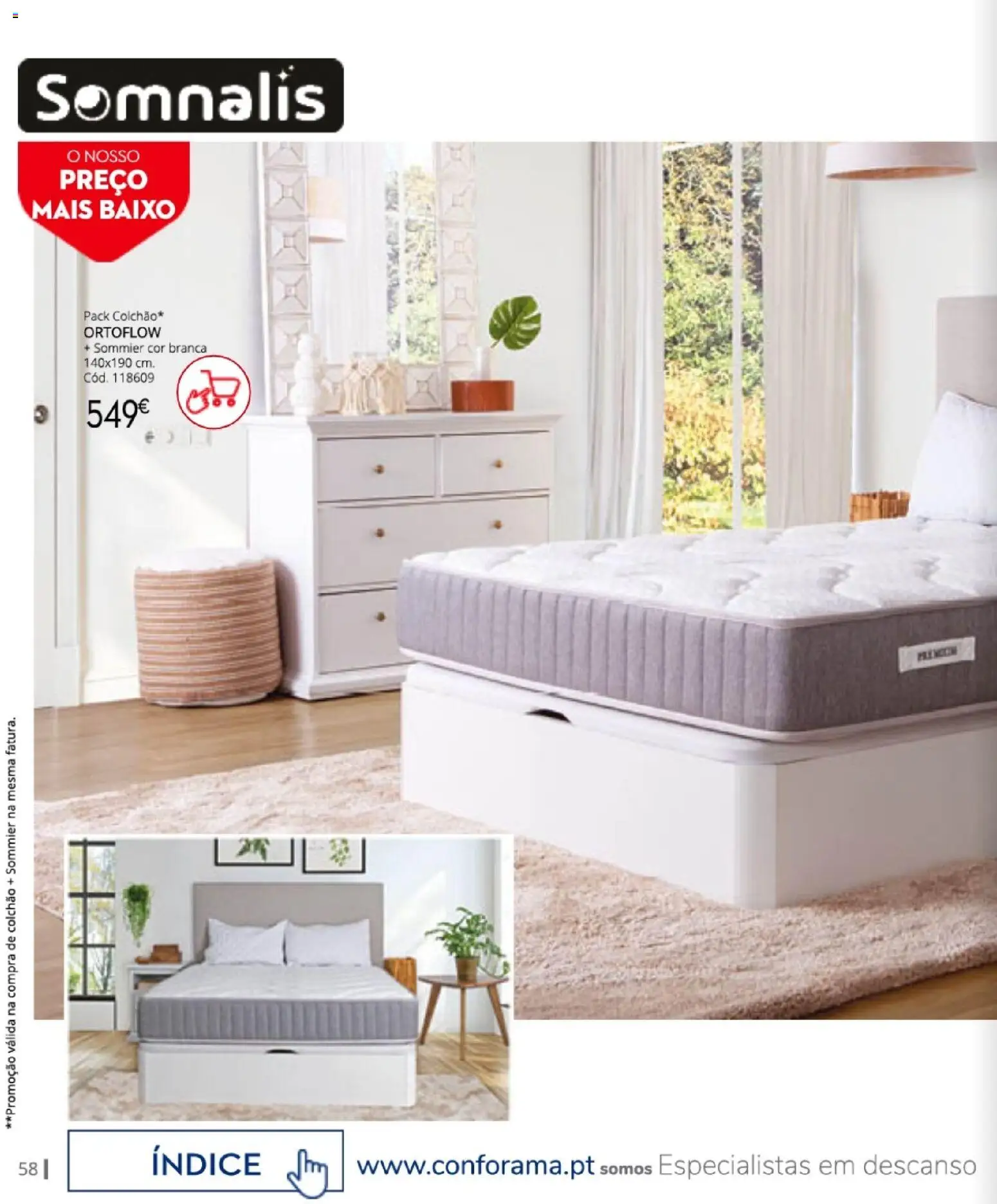 Conforama Camitis │ válido de 06/08/2026 | Página: 58 | Produtos: Colchão