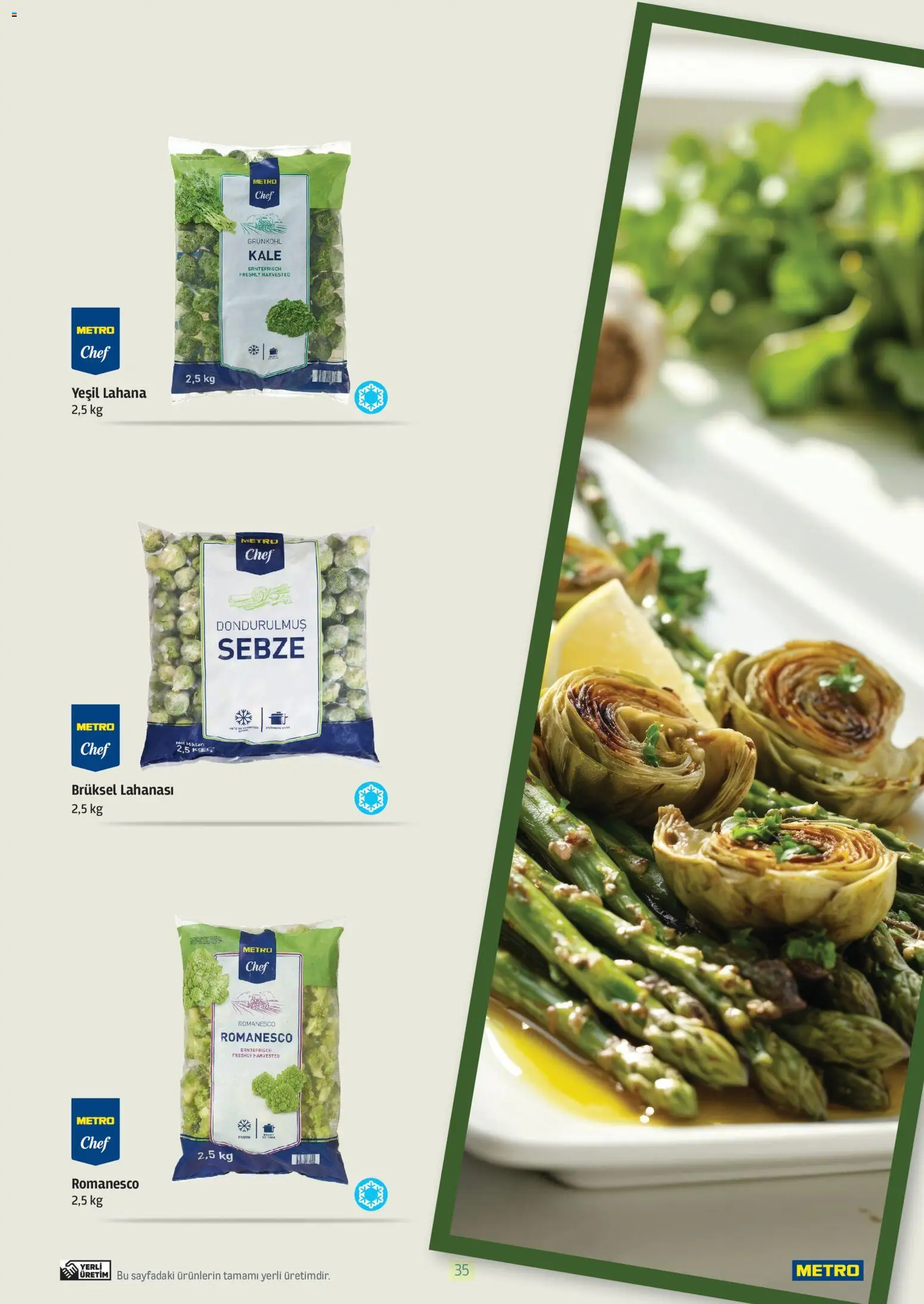 Metro - Bitki Bazlı ve Vegan 2025 - 21 Ekim 2025 tarihinden itibaren geçerlidir | Sayfa: 35 | Ürünler: Sebze, Lahana, Brüksel Lahanası