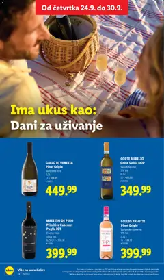 GIULIO PASOTTI Pinot Grigio, Italijansko roze vino 12% Vol. 0,75 l - pregled Lidl kataloga - važi od 24.09.2026 | Strana: 60