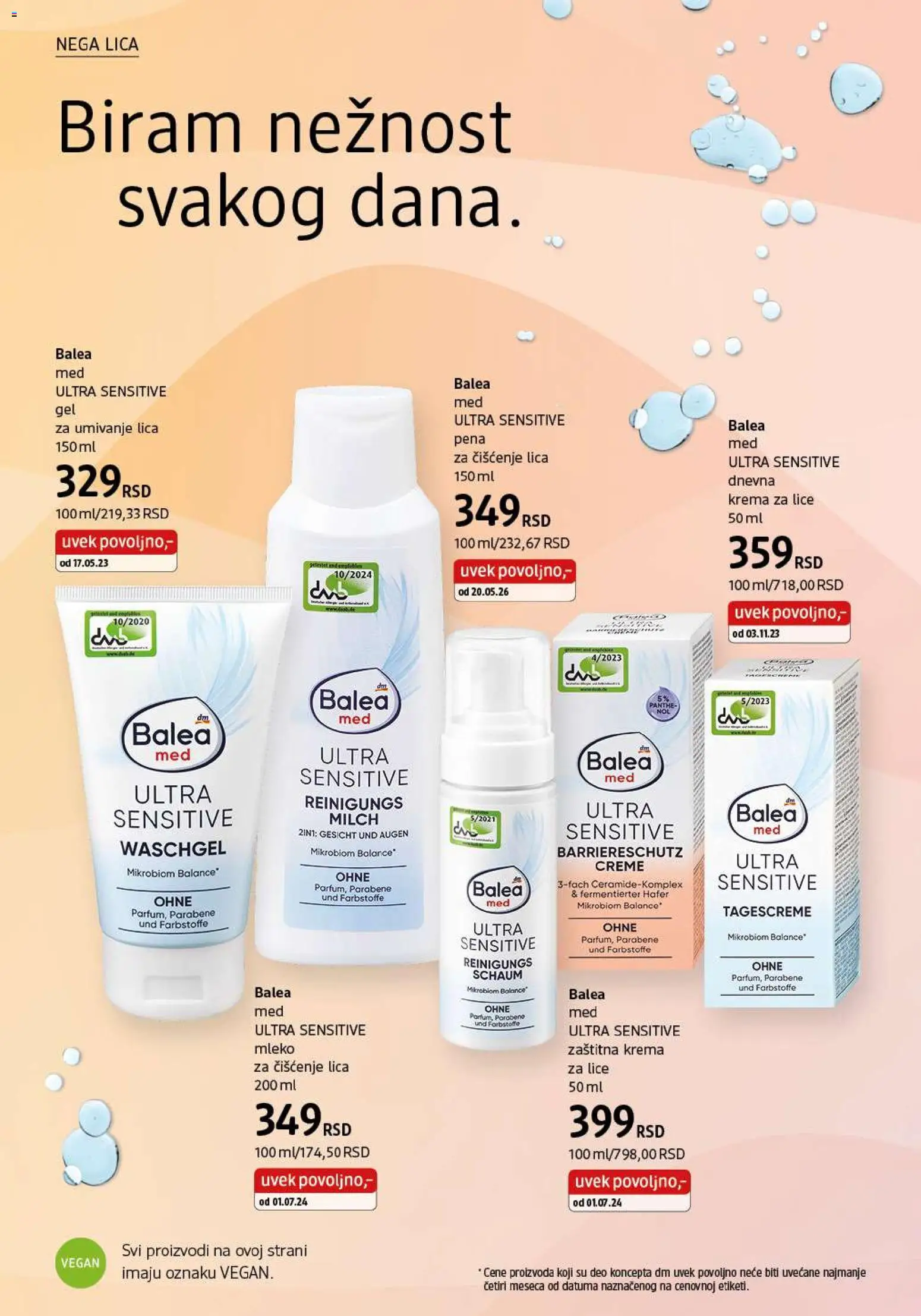 DM Drogerie katalog - važi od 01.08.2026 | Strana: 12 | Proizvode: Mleko, Krema