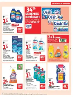 Auchan - Prévisualisation de Auchan Foire à la bière supers valide à partir de 15/09/2026 | Page: 35 | Produits: Vaisselle, Lessive Liquide, Détergent, Lessive liquide dash