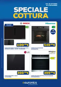 Anteprima del volantino Euronics volantino Cottura valido a partire dal 22/10/2026