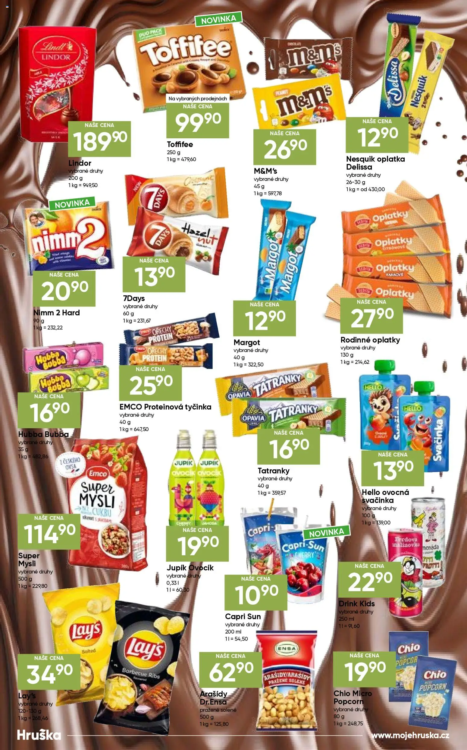 Hruška katalog od 28.04.2026 | Strana: 11 | Produkty: Tatranky, Toffifee, Proteinová tyčinka, Protein