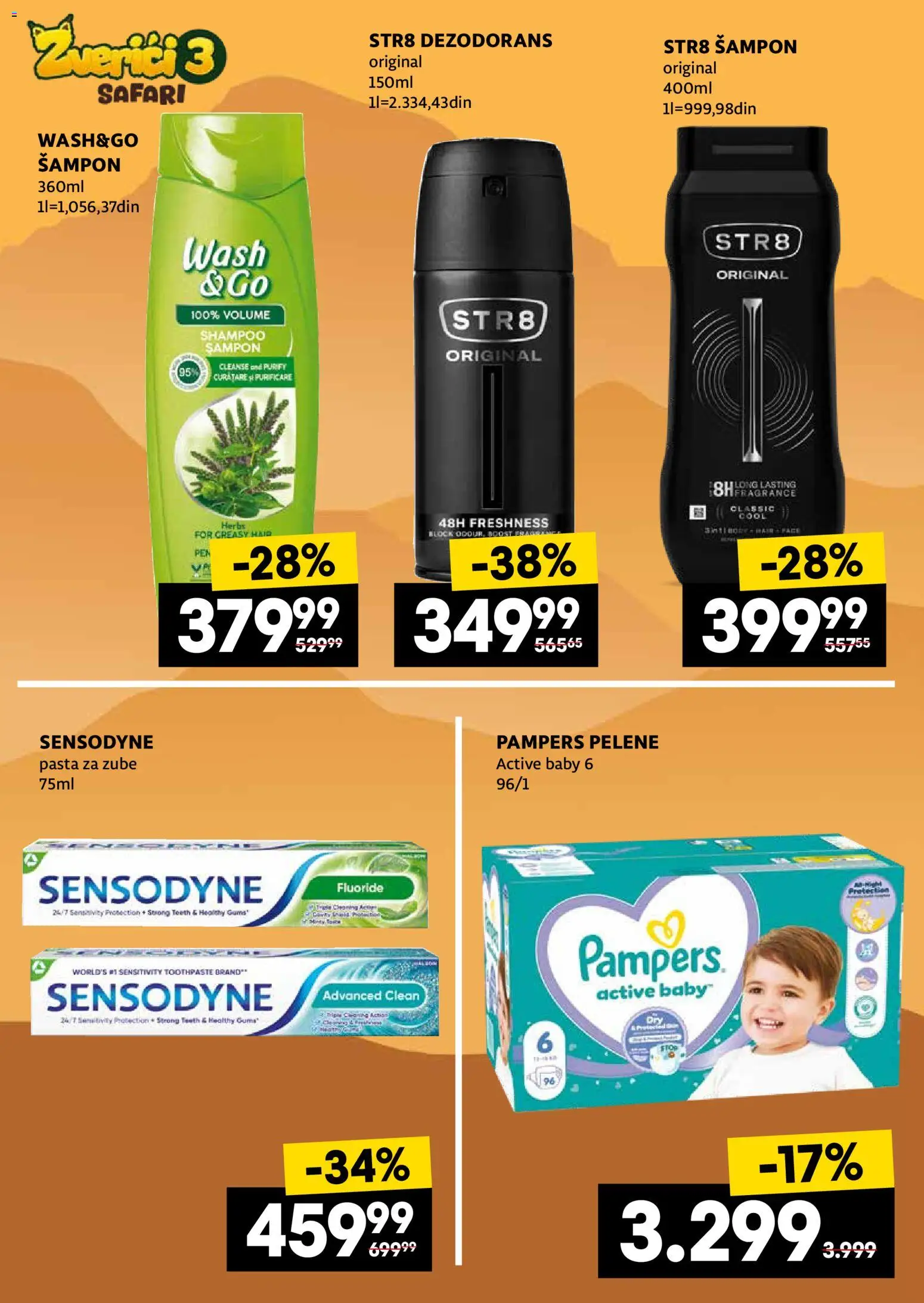 Idea katalog - važi od 20.04.2026 | Strana: 12 | Proizvode: Pampers, Šampon, Dezodorans, Pasta za zube