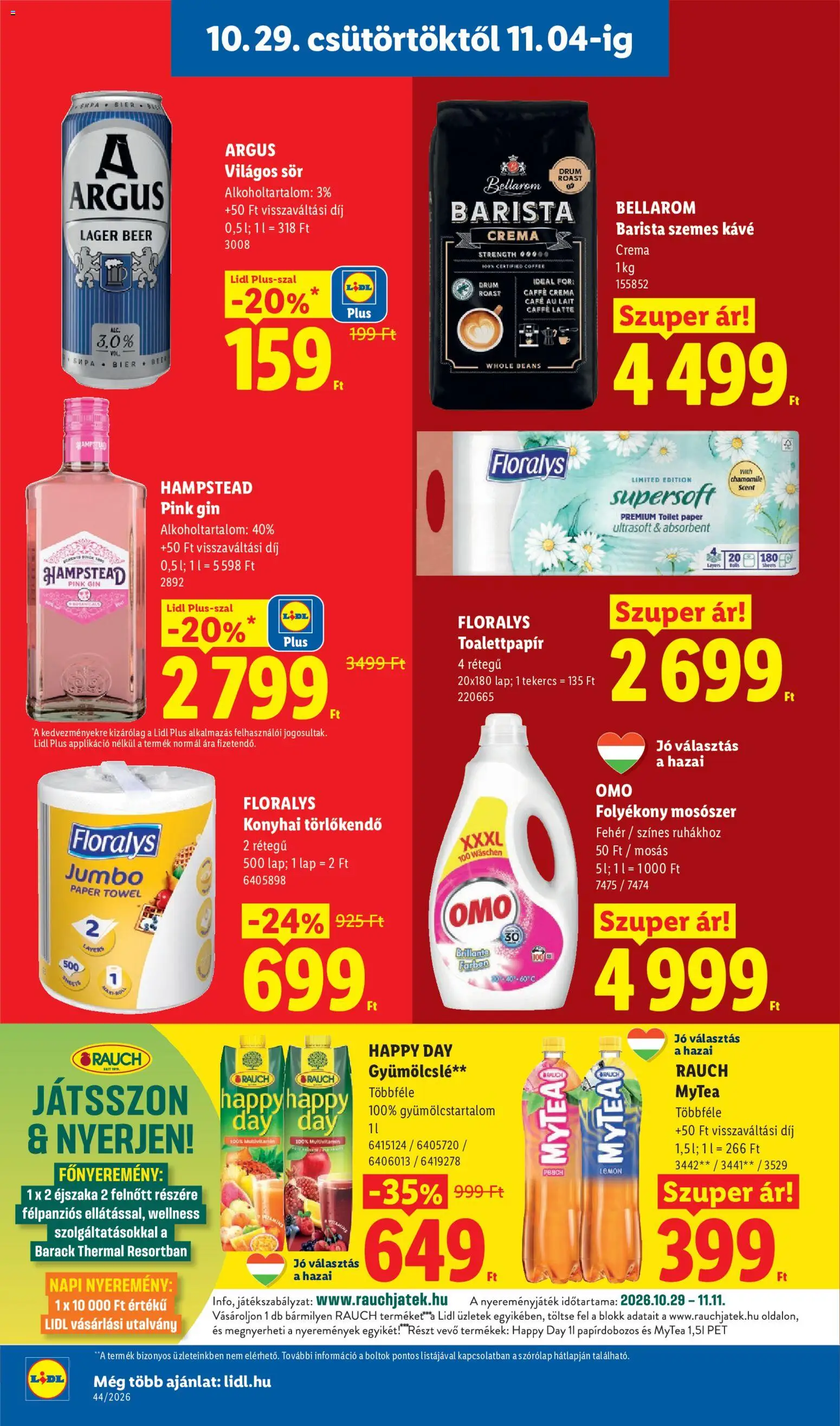 Lidl akciós ujság - amely érvényes a következő dátumtól: 2026.10.29. | Oldal: 14