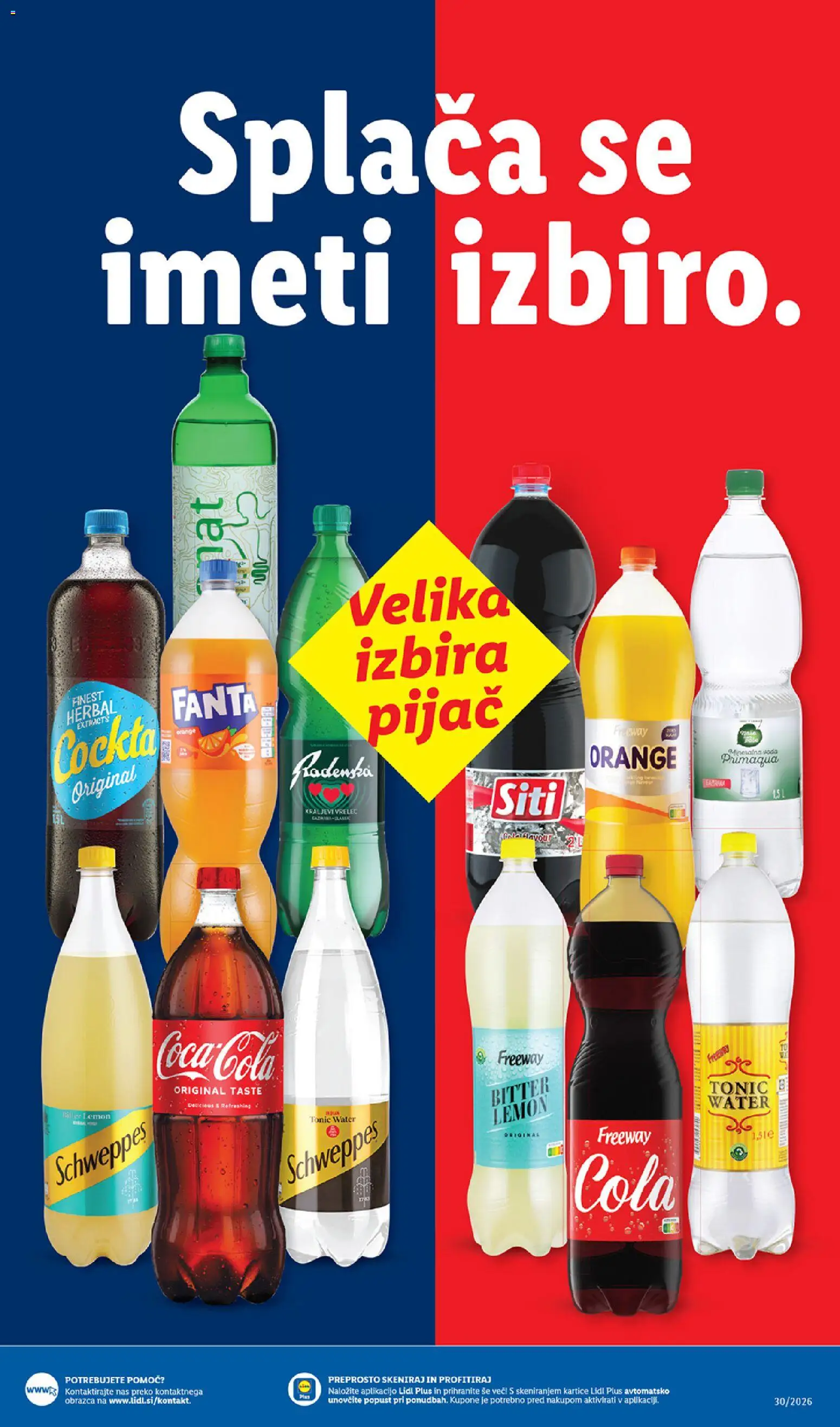Novi Lidl katalog ponudbe – veljaven od 23.07.2026 | Stran: 13 | Izdelki: Mineralna voda, Voda