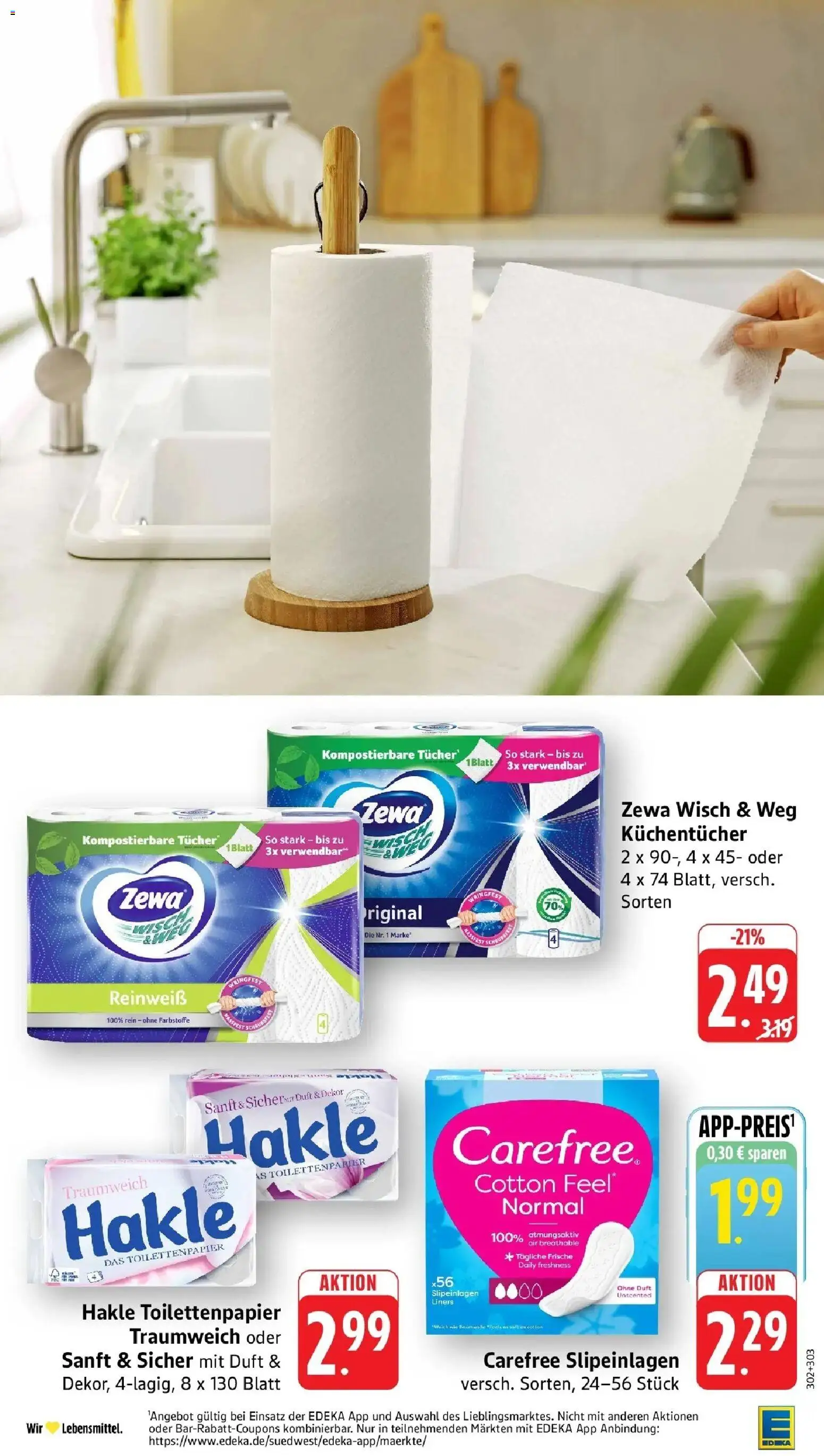 Edeka Prospekt Wiernsheim (ab 10.08.2026) » Angebote Online | Seite: 35 | Produkte: Duft, Zewa, Toilettenpapier