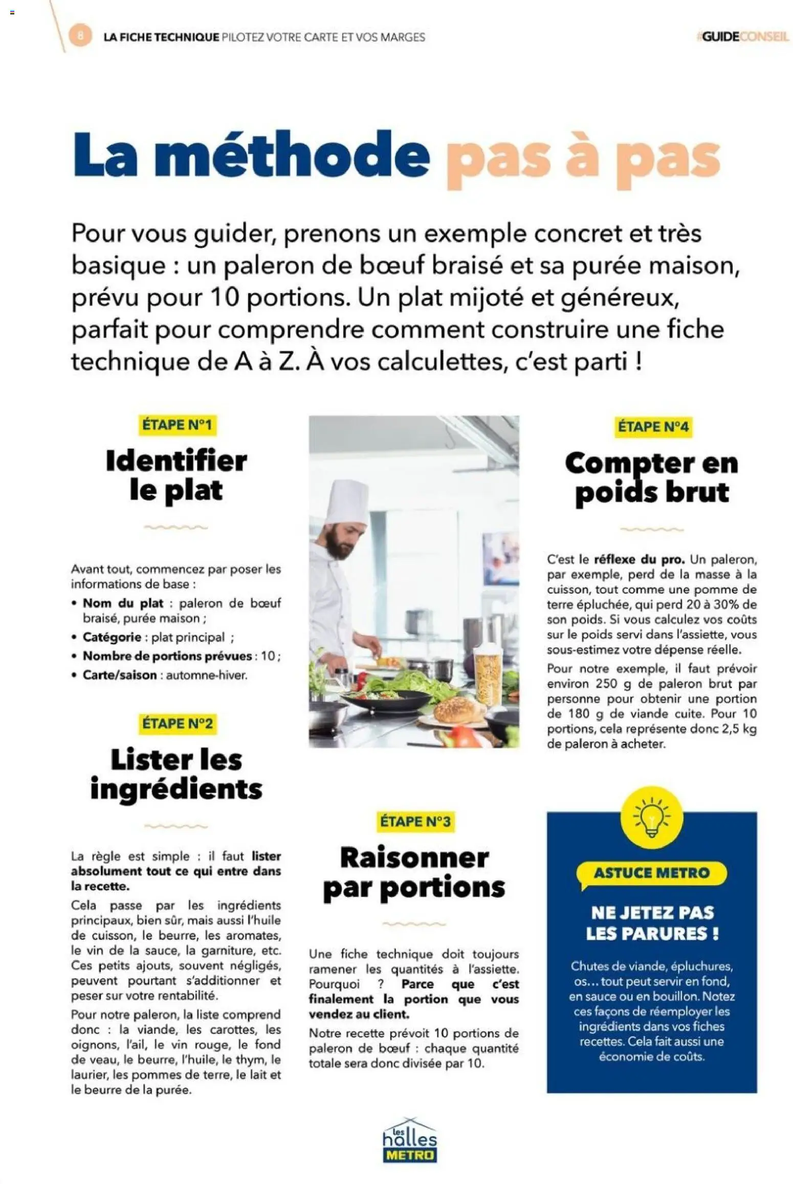 {H1} | Page: 8 | Produits: Ingrédients, Lait, Masse, Viande
