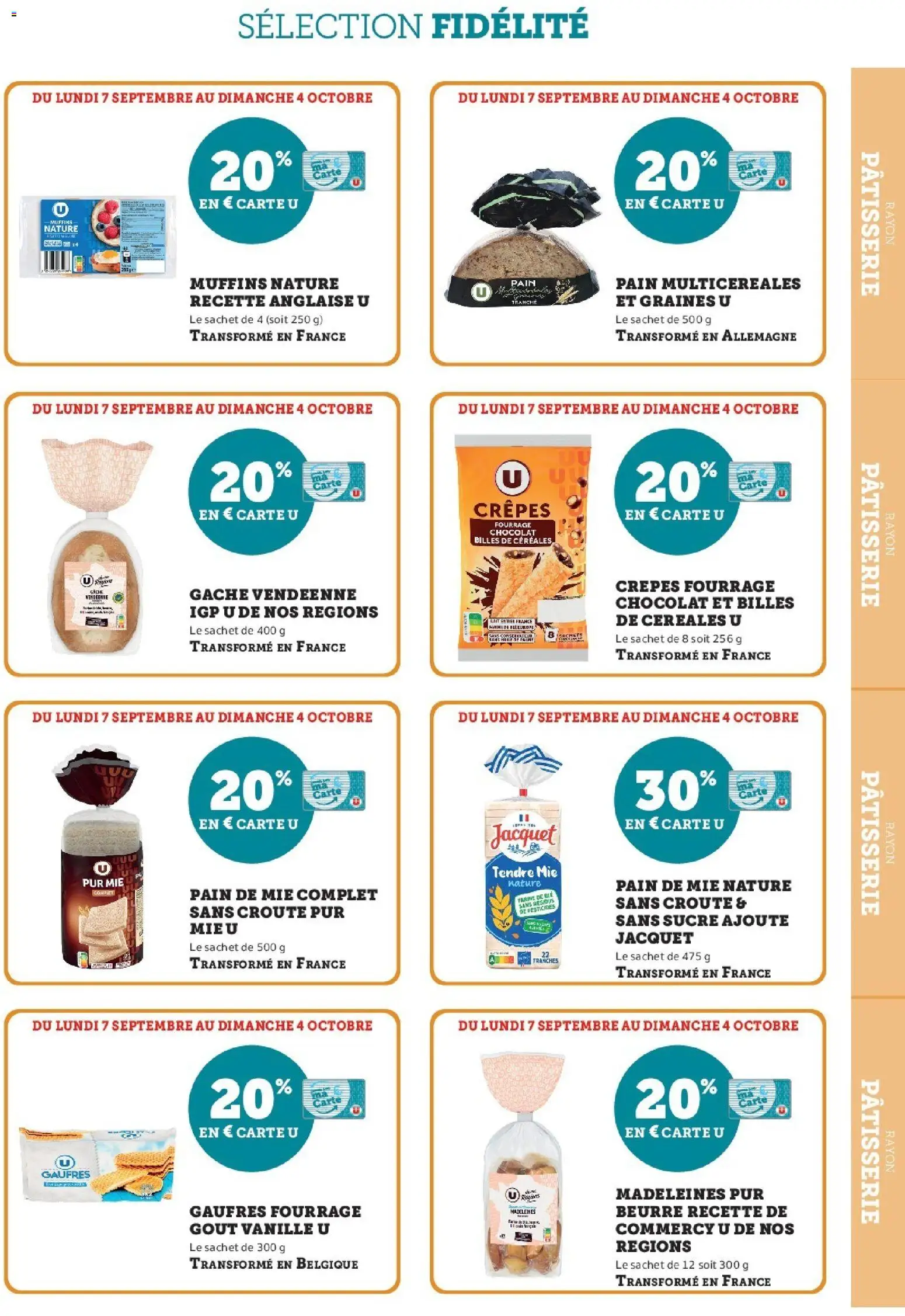 {H1} | Page: 39 | Produits: Sucre, Pain de mie, Beurre, Pain