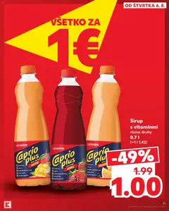 Kaufland SK akciós újság - amely érvényes a következő dátumtól: 2026.08.06. | Oldal: 51