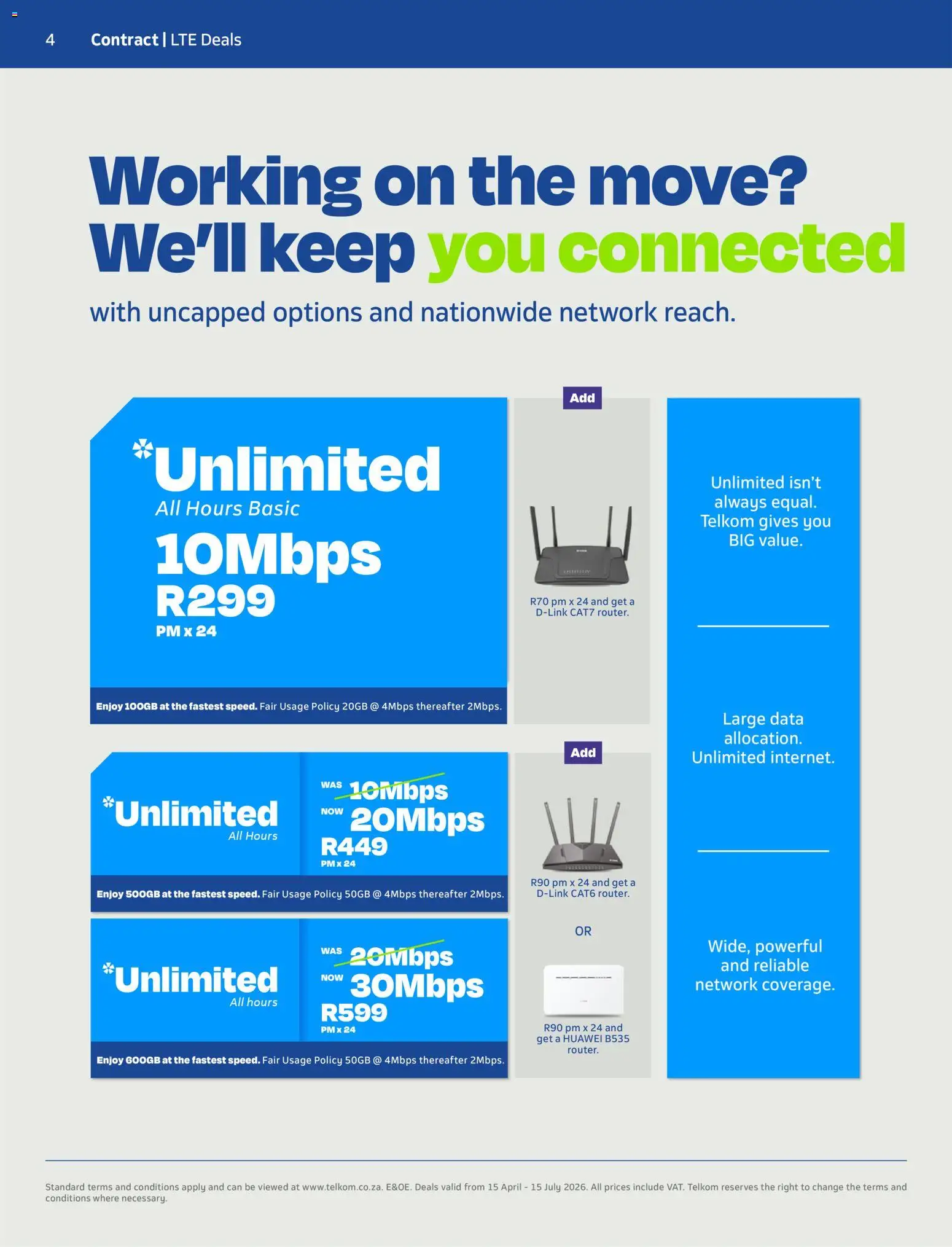 Telkom Telkom Business Deals Electronics Deals April 2026 — page 4 of 20