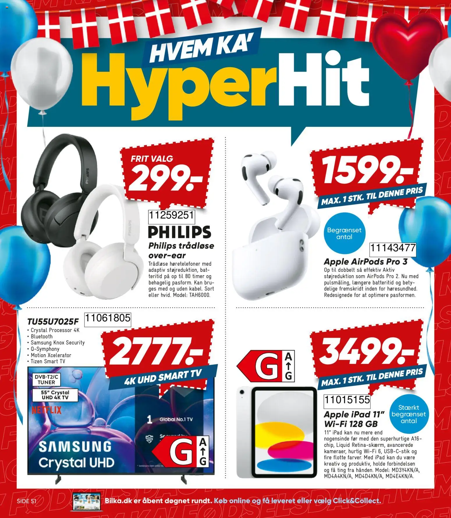 Bilka tilbudsavis – gyldig fra 21/08/2026 | Side: 6 | Produkter: Processor, Smart TV, Airpods, Søm