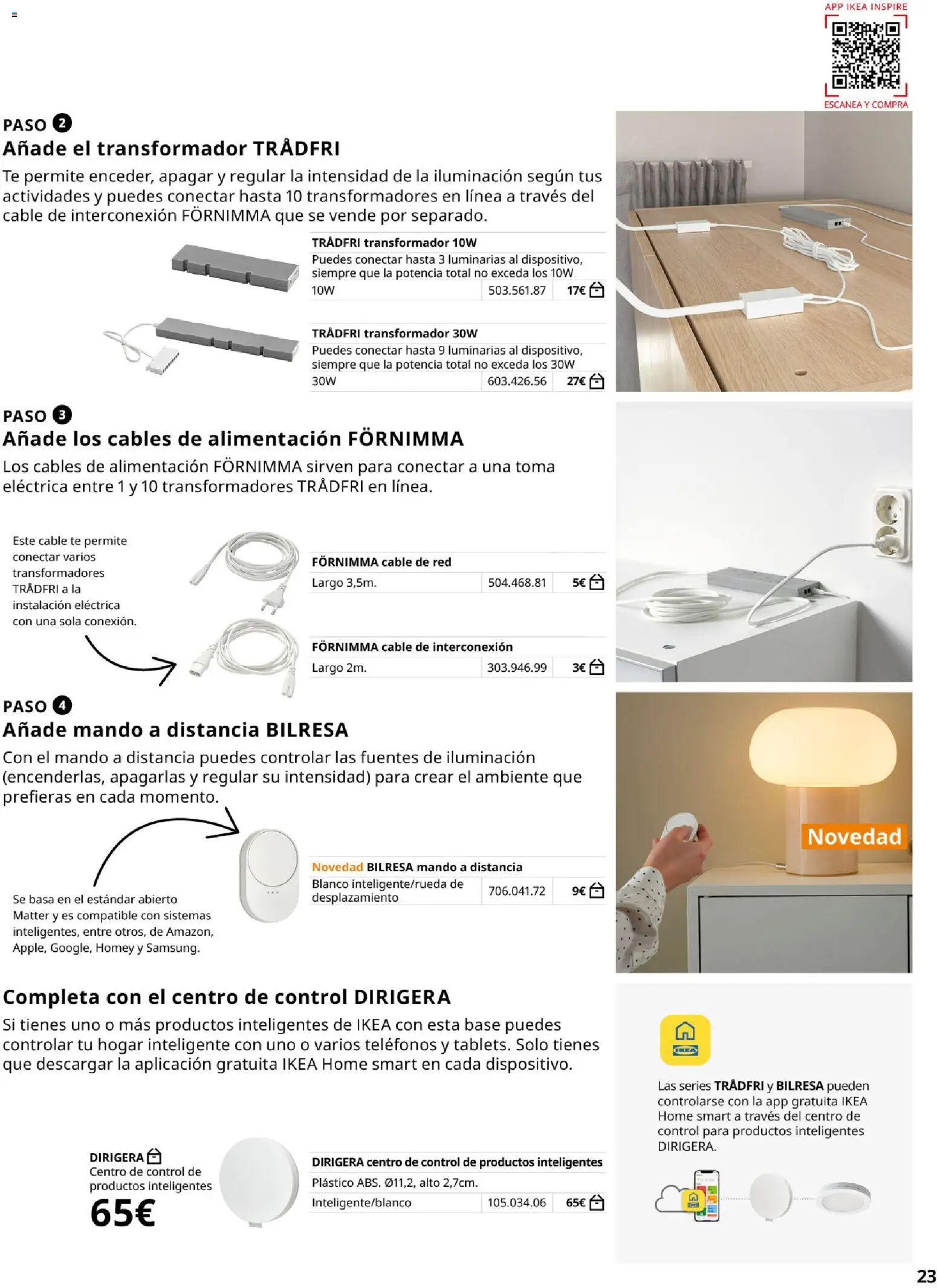 Catálogo IKEA Besta Eket │ válido desde el 01.02.2026 | Página: 23 | Productos: Té, Cable, Galette de chaise