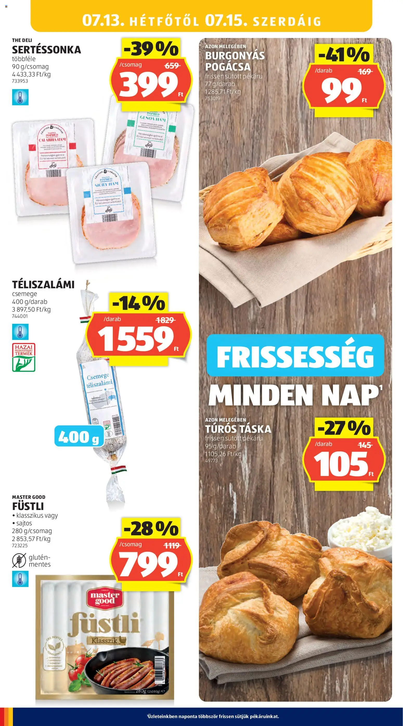 Aldi akciós ujság - amely érvényes a következő dátumtól: 2026.07.09. | Oldal: 30