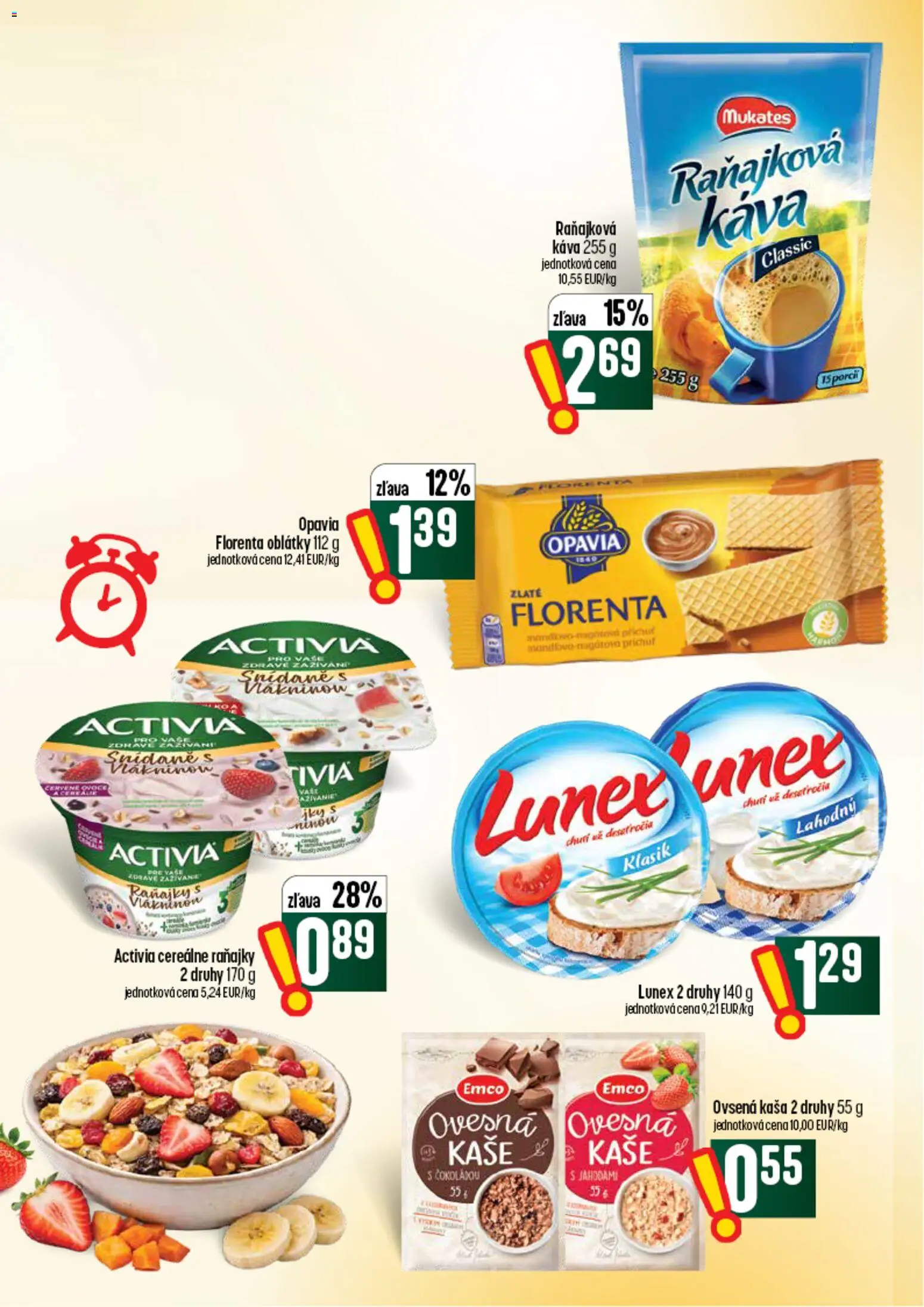 Nové COOP Jednota akcie – leták je platný od 03.09.2026 | Strana: 32 | Produkty: Káva, Oblátky, Ovsená kaša, Kaša