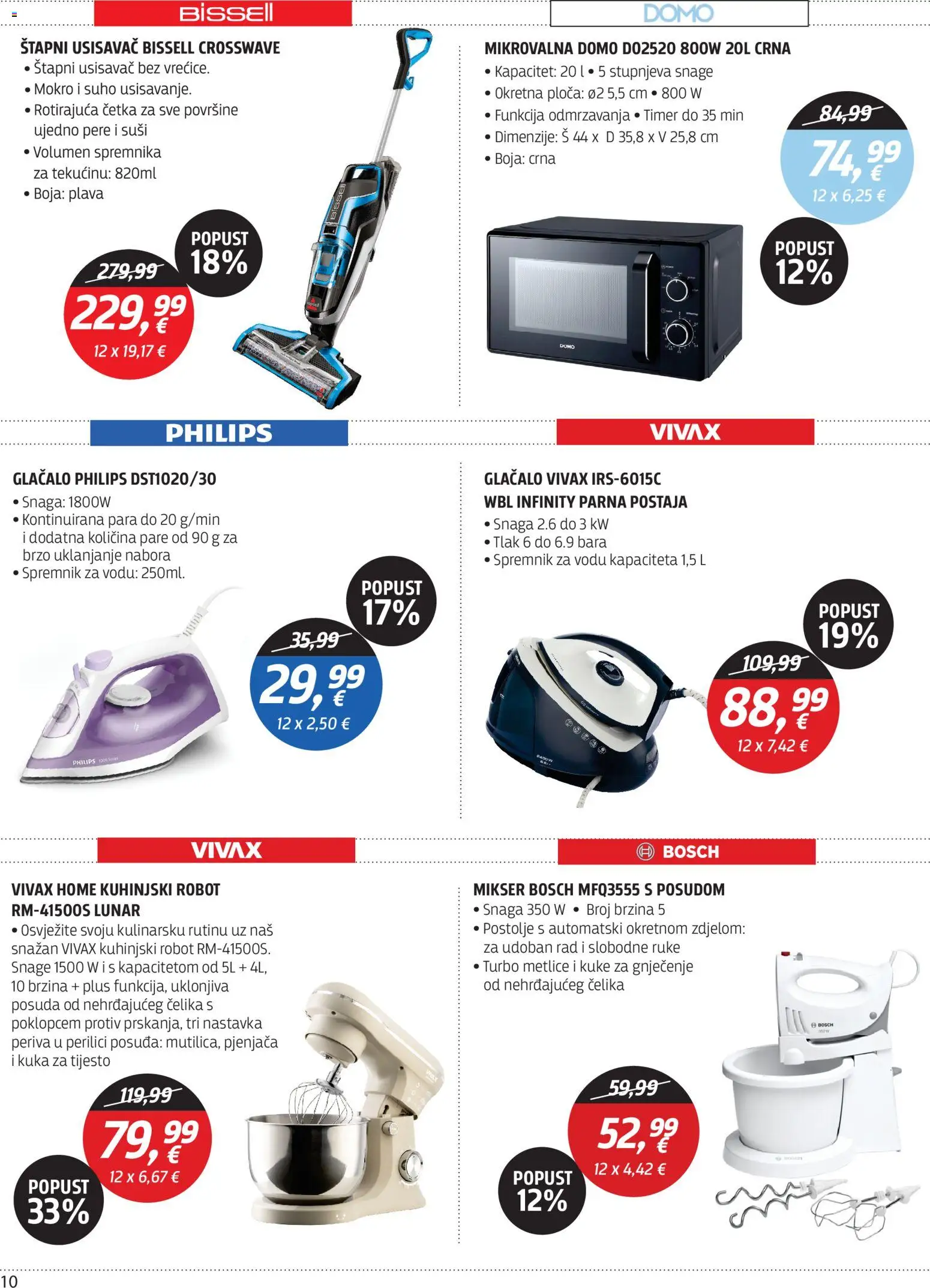 Centar Tehnike katalog | vrijedi od 31.08.2026 | Stranica: 10 | Proizvodi: Usisavač, Robot, Parna postaja, Četka