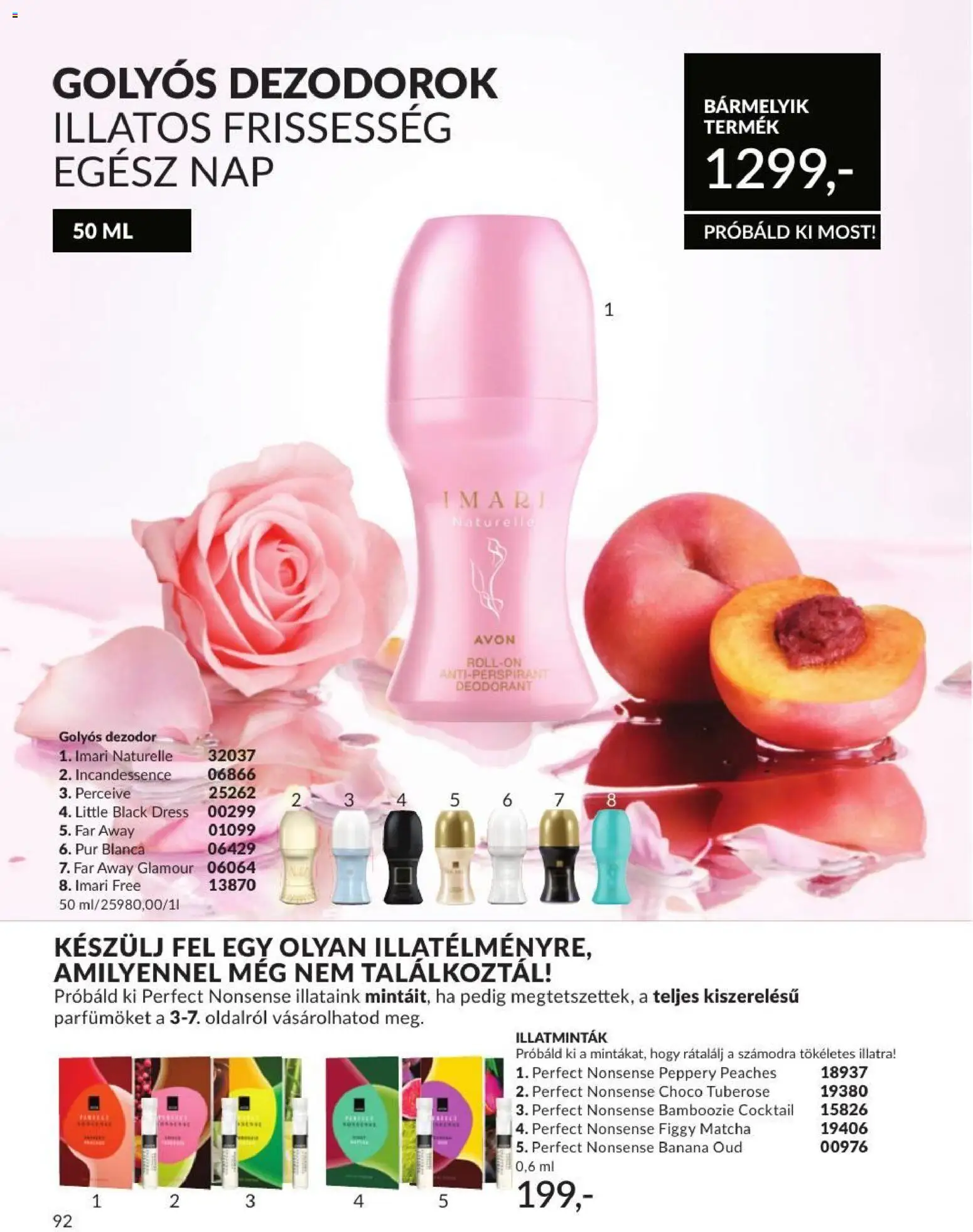 Avon akciós ujság - amely érvényes a következő dátumtól: 2026.07.01. | Oldal: 94