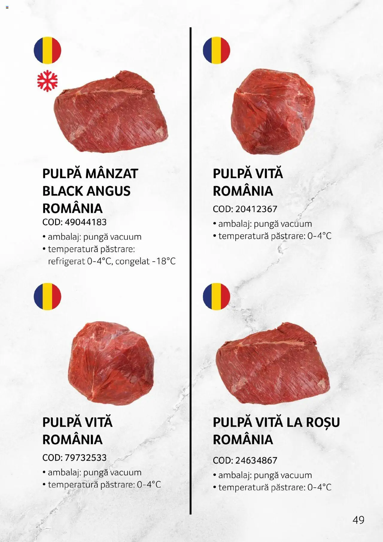 Noul catalog Selgros – valabil de la 27.04.2023 | Pagină: 49 | Produse: Pungă, Carne De Porc, Condimente, Sare