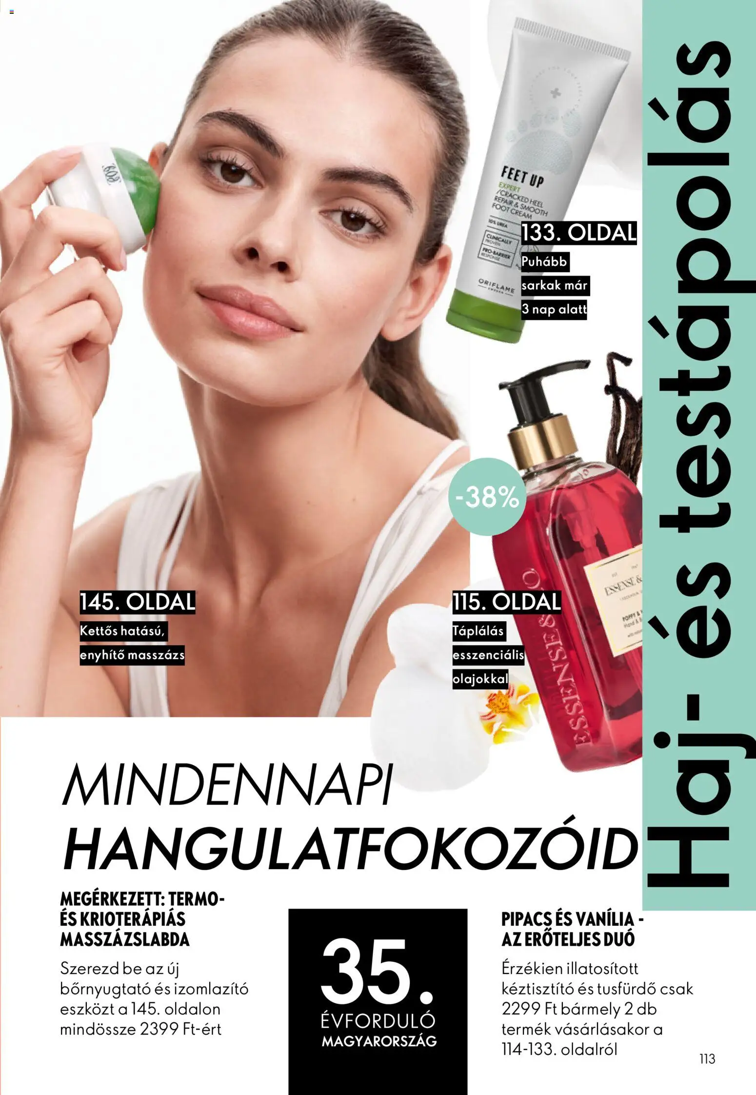 Oriflame akciós ujság - amely érvényes a következő dátumtól: 2026.07.29. | Oldal: 113