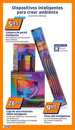 Vista previa Action folleto válido desde el 28/10/2026 | Página: 15 | Productos: Televisor, Iluminación, Caja, Lámpara
