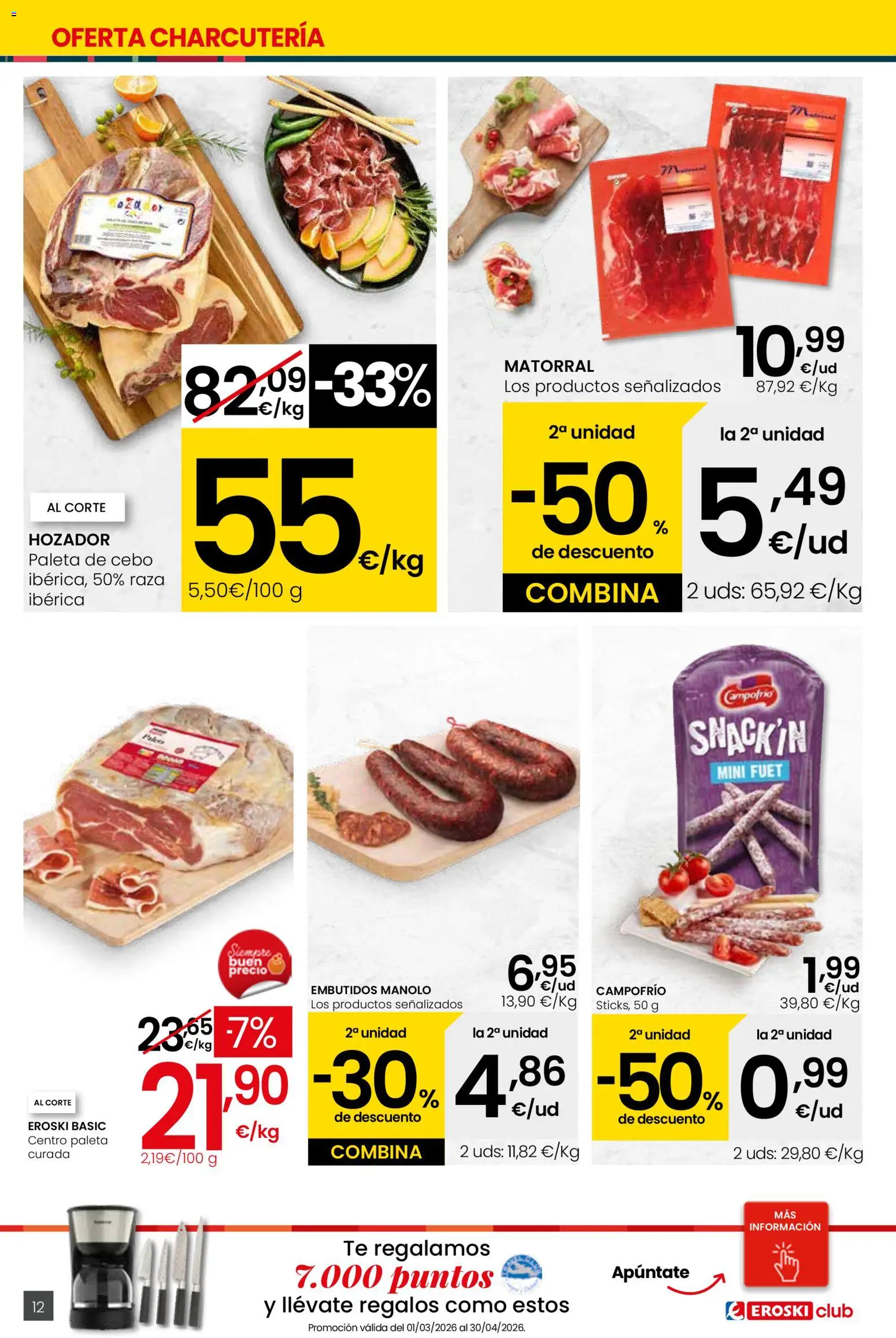 Eroski - Viste tu cesta de primavera  │ válido desde el 26.02.2026 | Página: 12 | Productos: Té, Νυχτικό