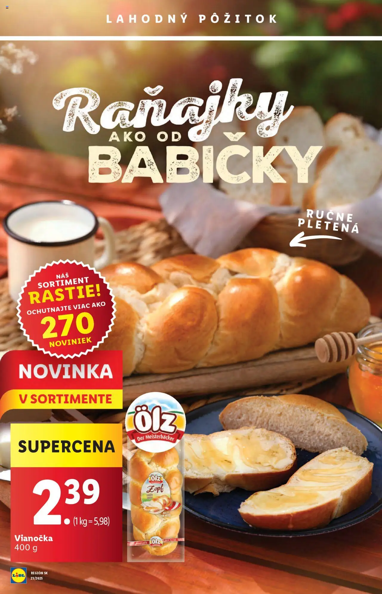 Nové Lidl akcie – leták je platný od 02.06.2025 | Strana: 17 | Produkty: Vianočka