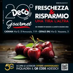 Anteprima del volantino Decò volantino Gourmet Sicilia valido a partire dal 29.05.2026