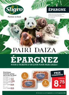 Sligro publicité - Voorbeeld van een folder van Sligro, geldig van 03/09/2026