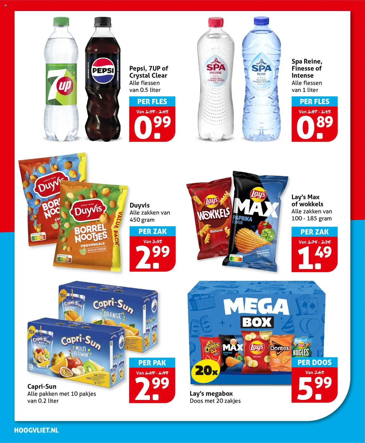 {H1} | Pagina: 20 | Producten: Fles, Zak, Doritos, Water