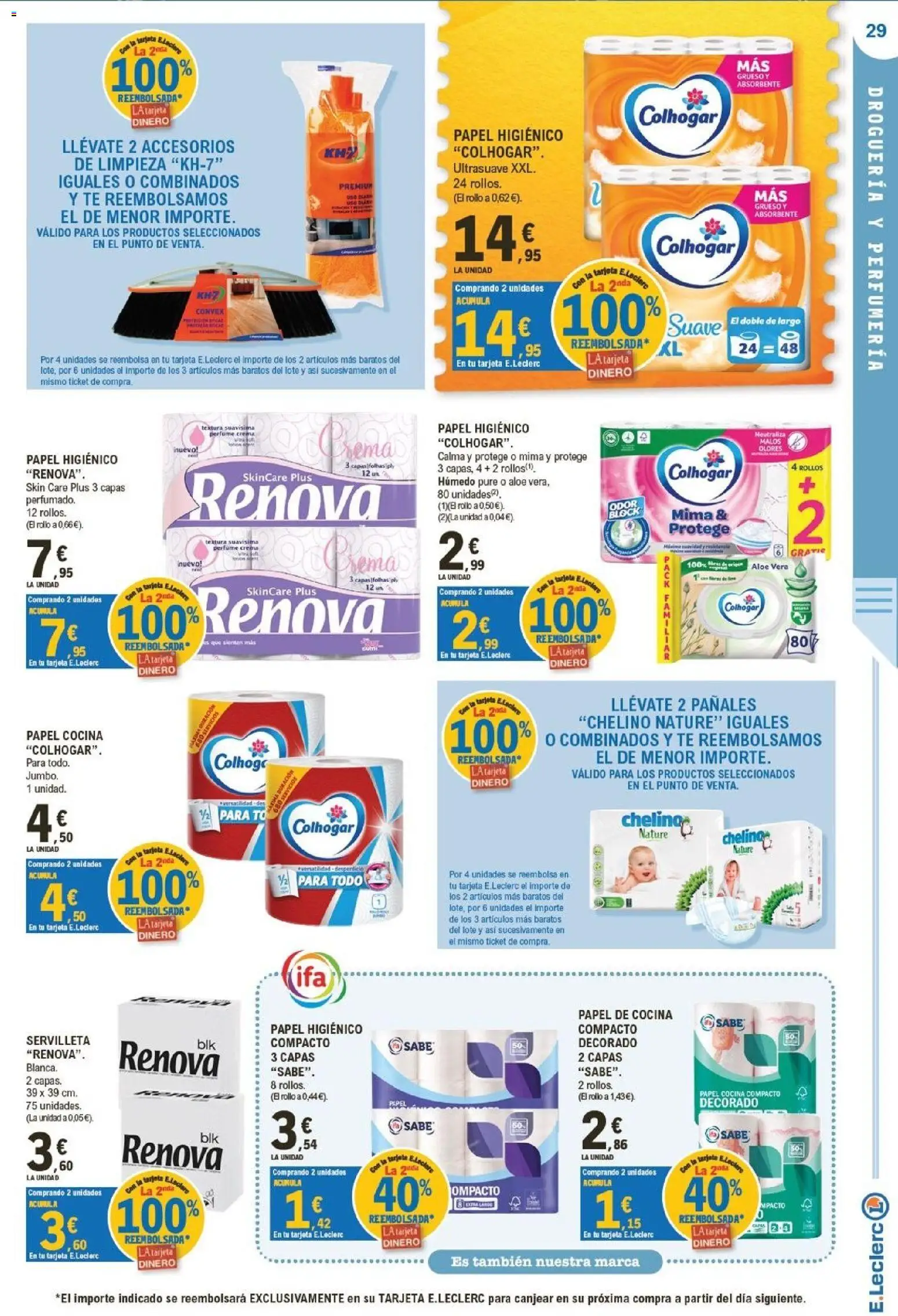 E.Leclerc - Ciudad Real │ válido desde el 23/09/2026 | Página: 29 | Productos: Perfume, Puré, Té, Aloe Vera