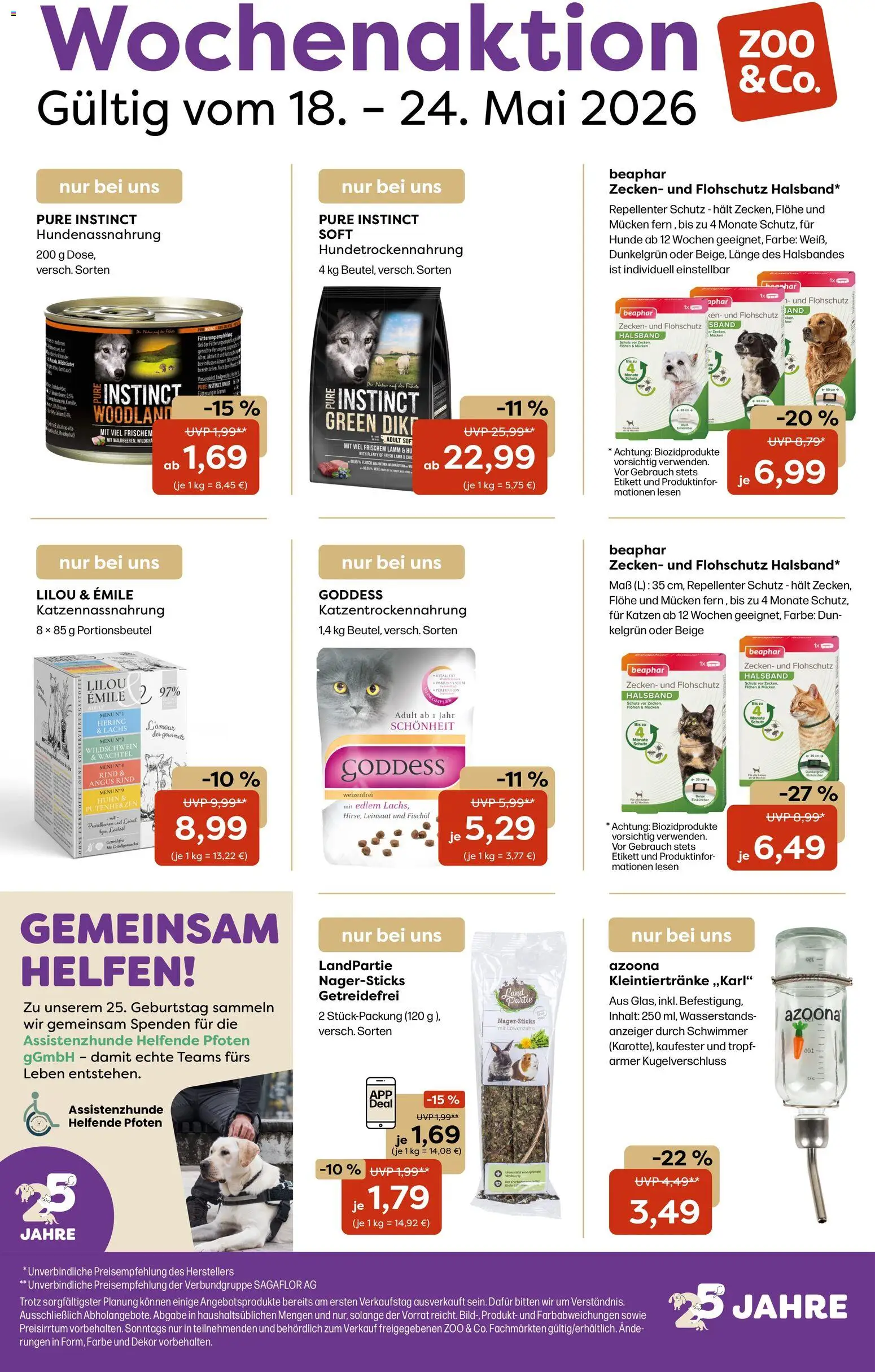 Zoo & co Prospekt 	 – gültig ab 18.05.2026 | Seite: 1 | Produkte: Lachs