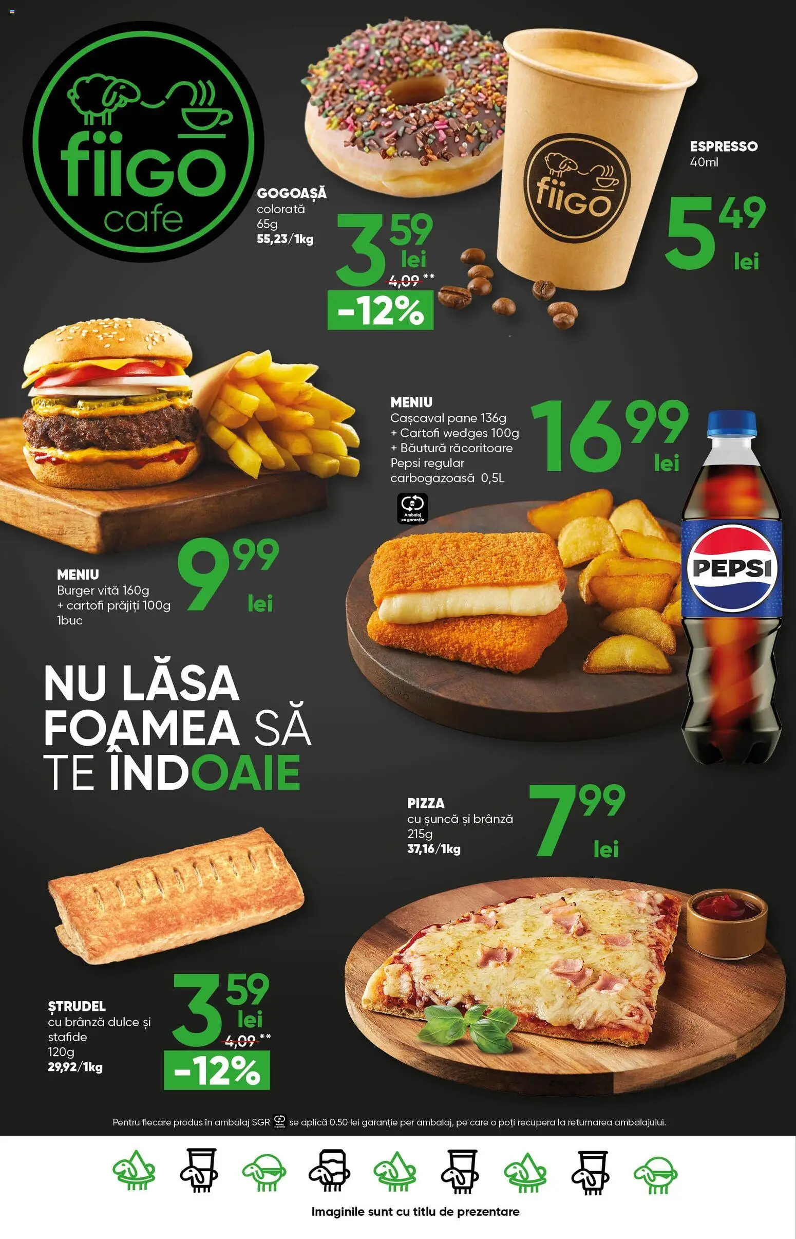 Noul catalog Profi – valabil de la 01.04.2026 | Pagină: 18 | Produse: Divan, Șuncă, Burger, Stafide