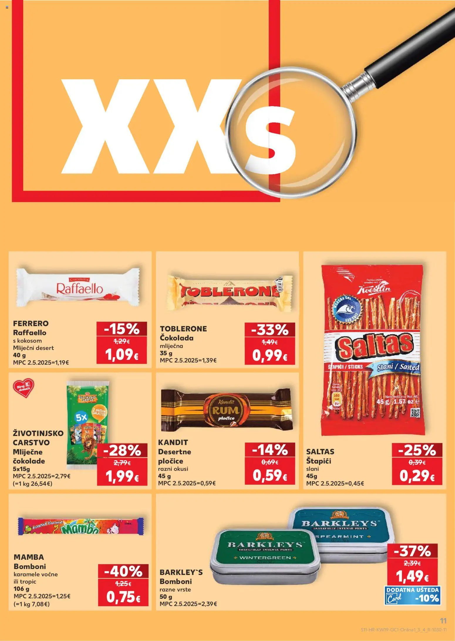 Kaufland HR akciós ujság - amely érvényes a következő dátumtól: 06.05.2026 | Oldal: 11 | Termékek: Raffaello