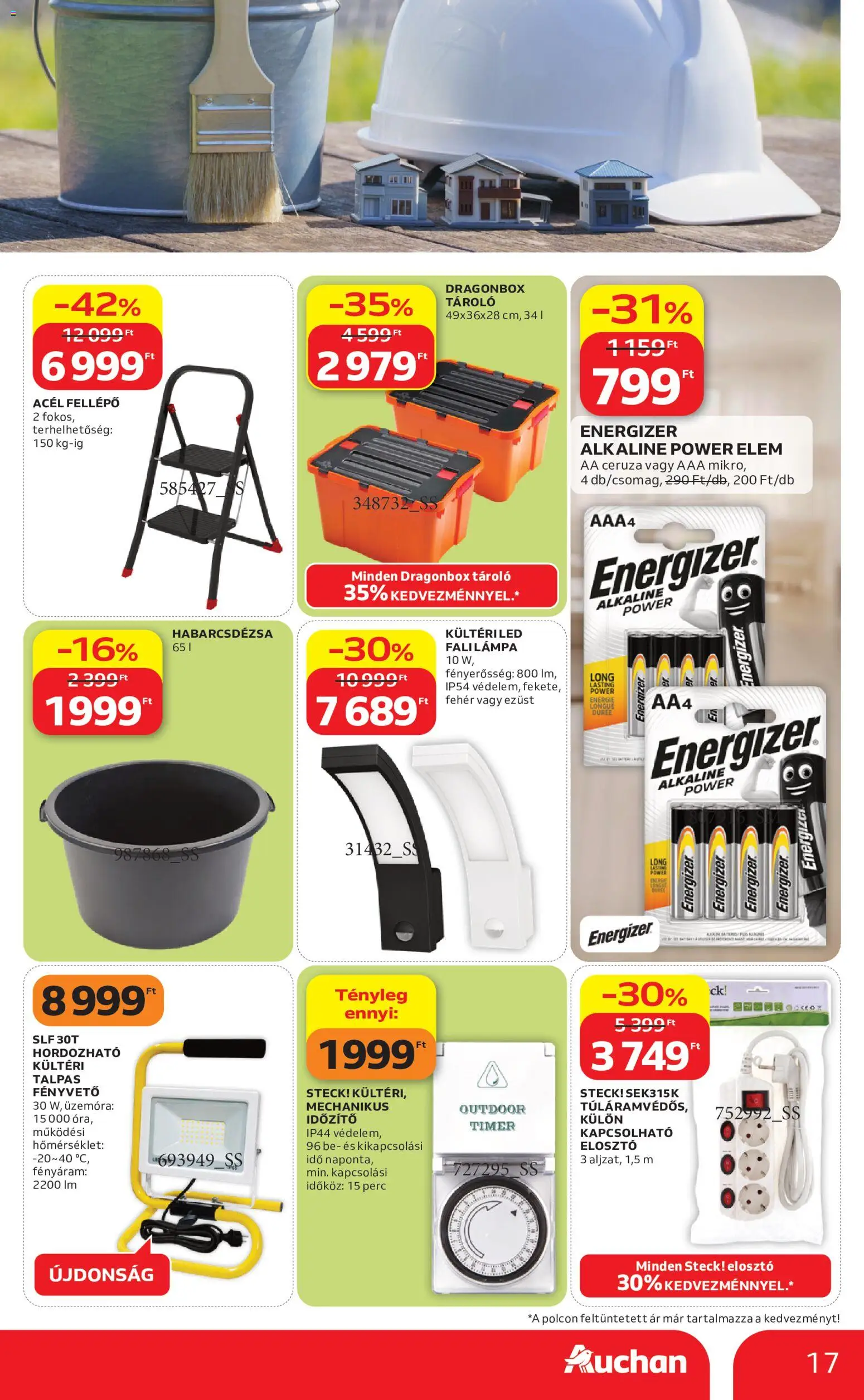 Auchan akciós ujság - amely érvényes a következő dátumtól: 04.06.2026 | Oldal: 17 | Termékek: Fellépő