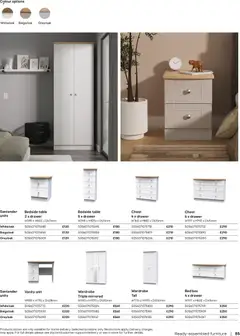 Preview of B&Q - Furniture & storage valid from 01/06/2026 | Page: 85 | Products: Table, Bed, Wardrobe, Bedside table