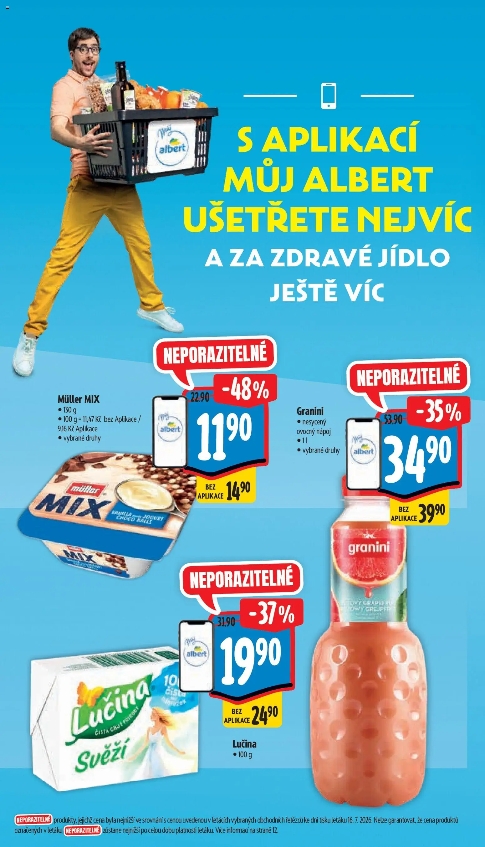 Albert leták - Supermarket - Ostrava od 22.07.2026 | Strana: 10 | Produkty: Jogurt, Lučina, Granini