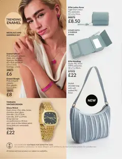 Preview of Avon - Offers valid from 01/07/2026 | Page: 136 | Products: Earrings, Handbag, Watch, Case