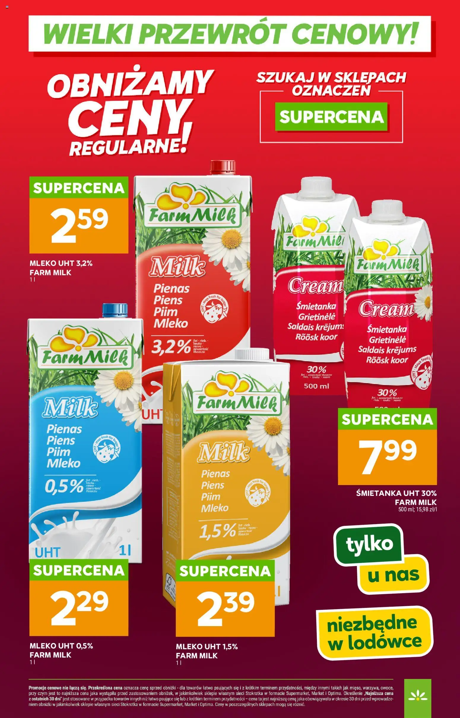 Stokrotka gazetka - Wielki przewrót cenowy od 14.05.2026 | Strona: 8 | Produkty: Kiełbasa, Kabanosy, Cielęcina, Owoce