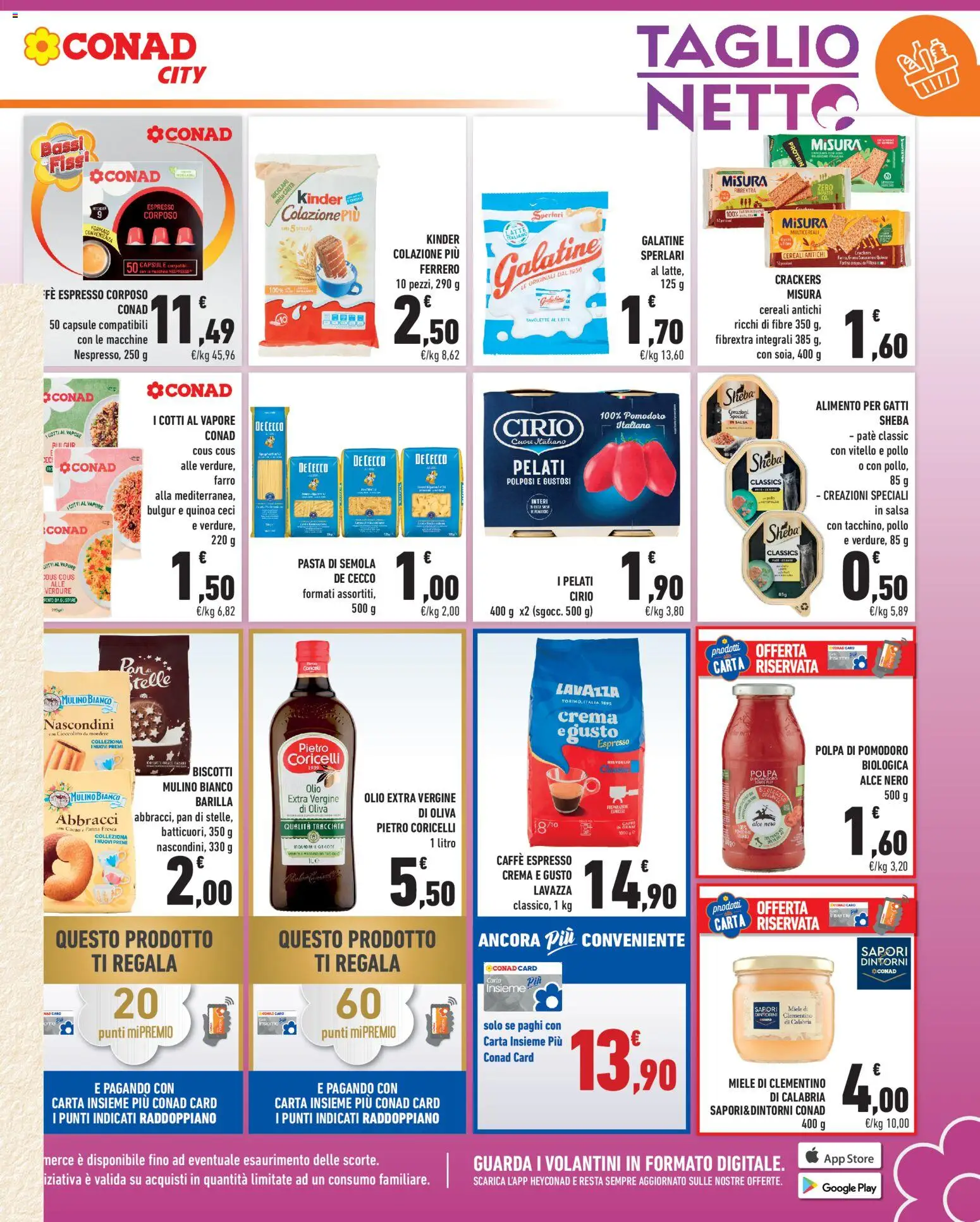 Volantino Conad del 29.05.2026 | Pagina: 3 | Prodotti: Salsa, Pasta, Lavazza, Bulgur