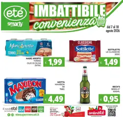 Anteprima del volantino Eté volantino Smarty valido a partire dal 07/08/2026