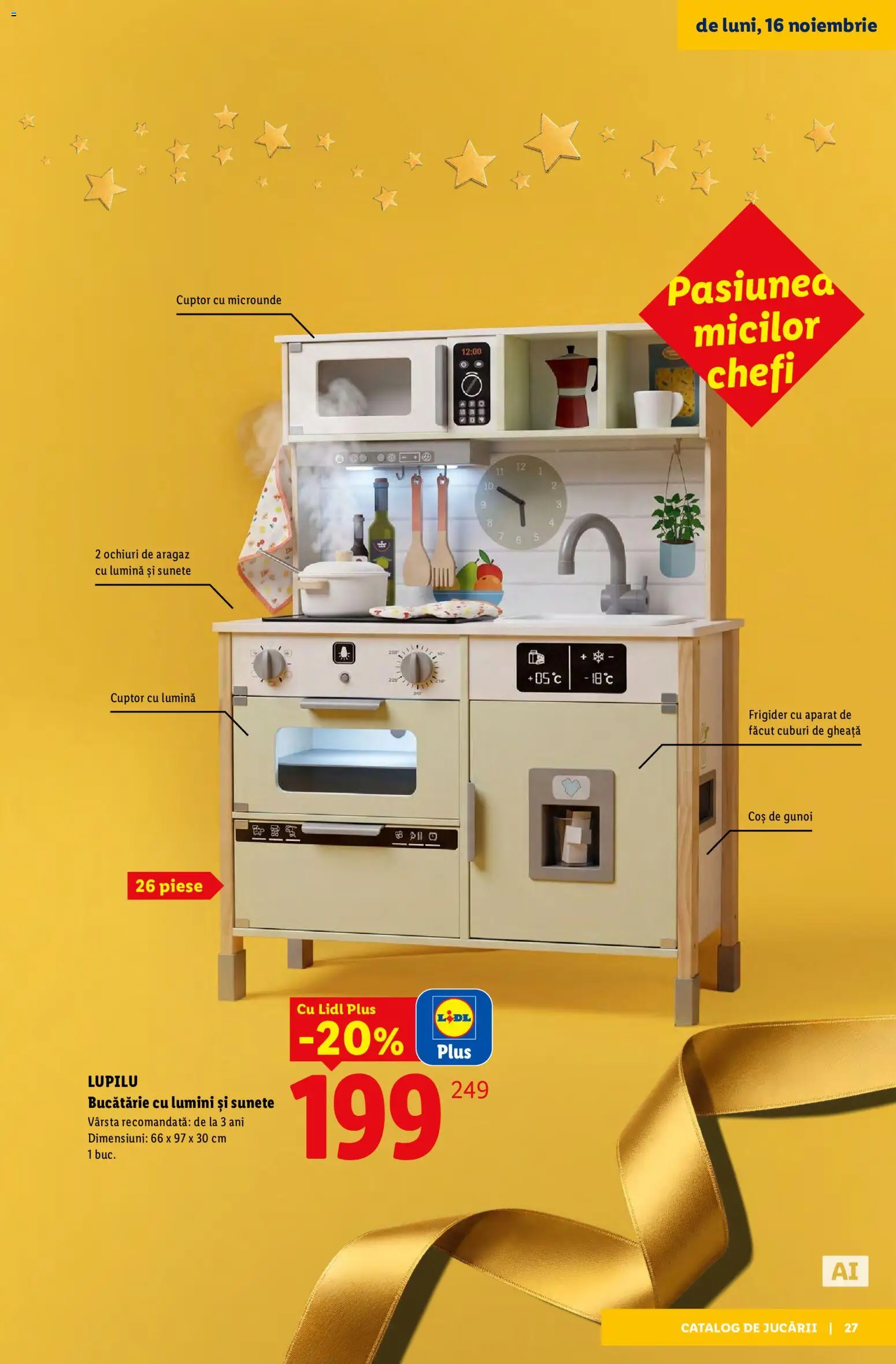 Noul catalog Lidl – valabil de la 02.11.2026 | Pagină: 27 | Produse: Cuptor Cu Microunde, Aragaz, Aparat, Lumini