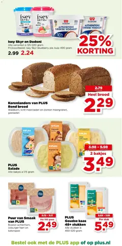 PLUS Goudse kaas 48+ stukken, Alle stukken à 450-520 gram - Voorbeeld van een folder van Plus, geldig van 08-07-2026 | Pagina: 29 | Producten: Kaas, Yoghurt, Chocolade, Tonijn