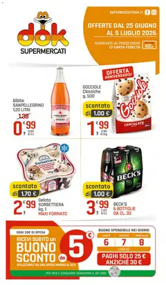 Anteprima del volantino DOK volantino valido a partire dal 25.06.2026