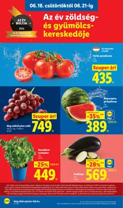 Lidl akciós újság - amely érvényes a következő dátumtól: 18.06.2026 | Oldal: 2