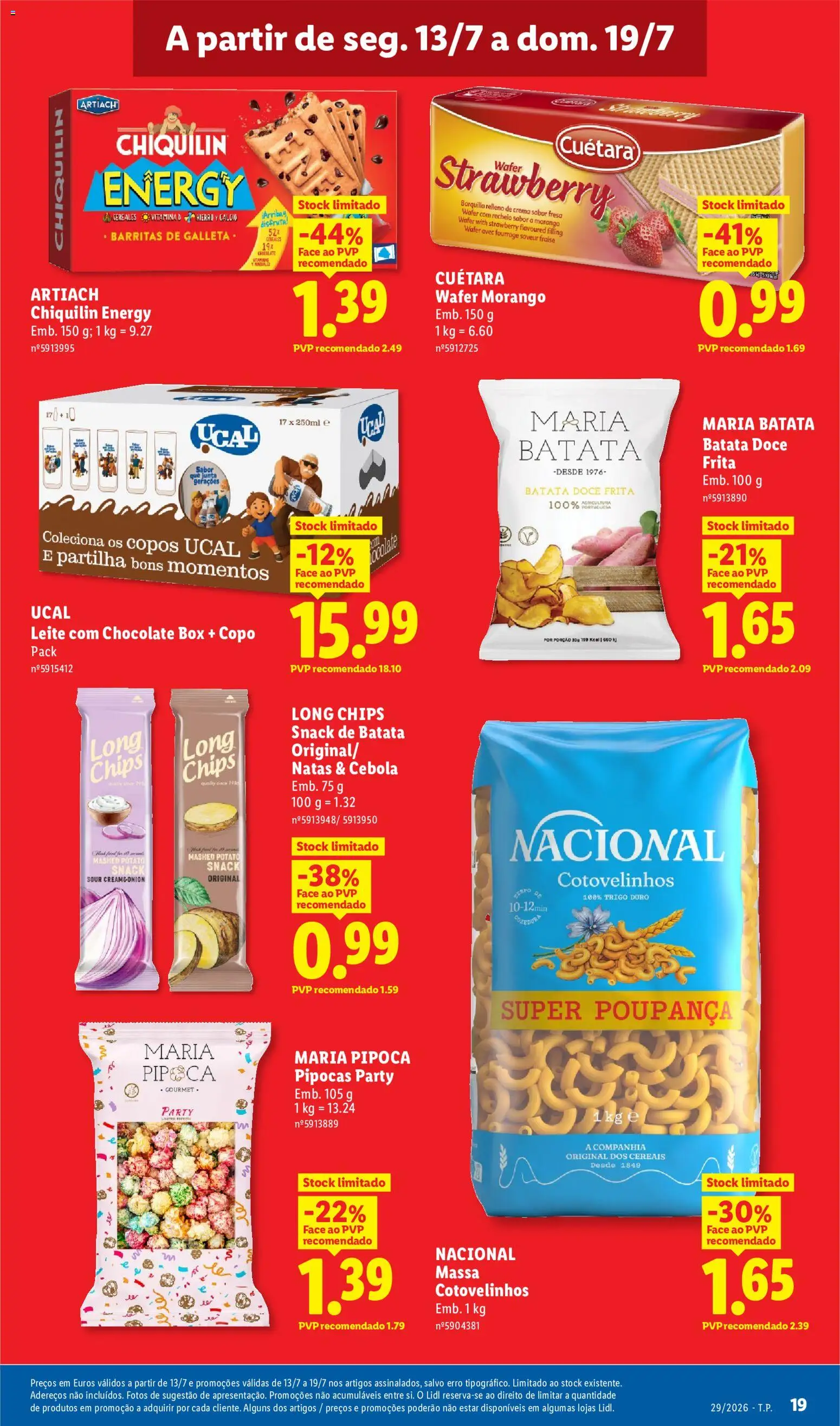 Lidl folheto │ válido de 13/07/2026 | Página: 17 | Produtos: Cebola, Vitamina d, Cereais, Natas