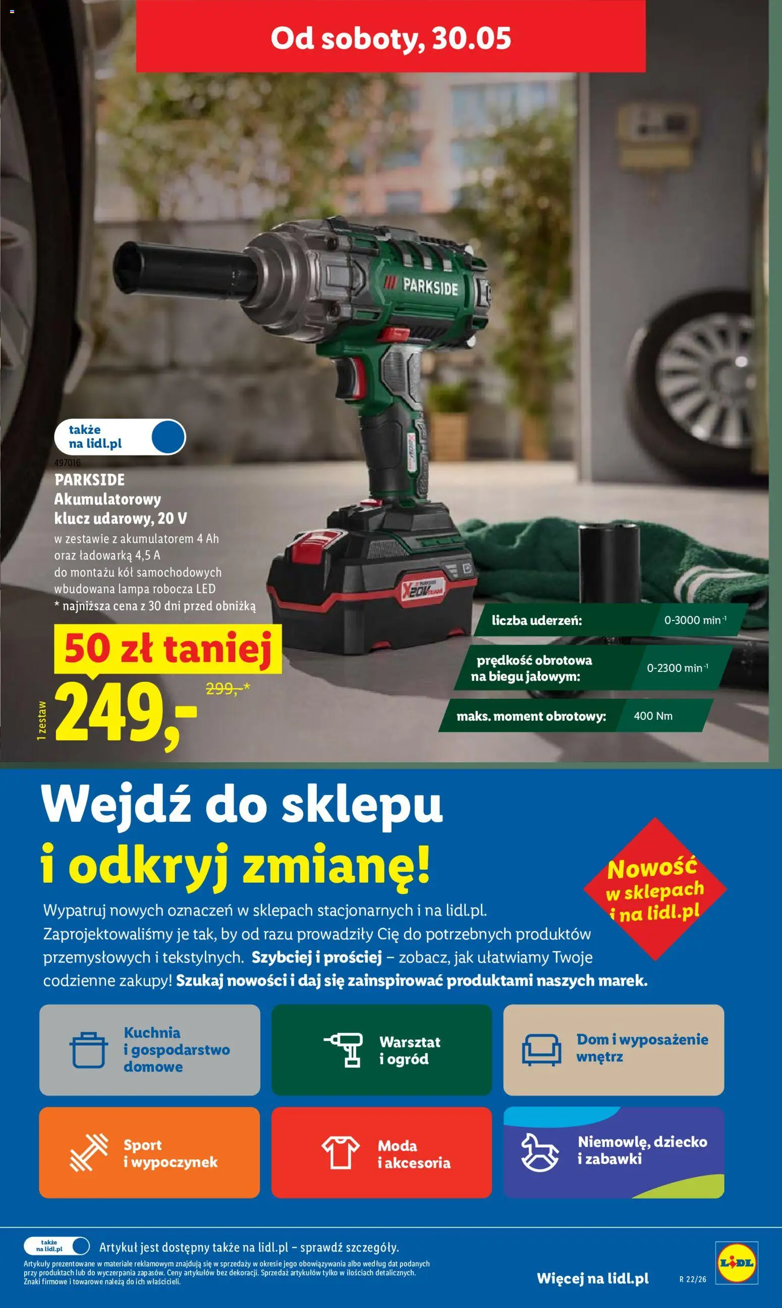 Lidl Polsko leták od 28.05.2026 | Strana: 35 | Produkty: Parkside, Lampa, LED