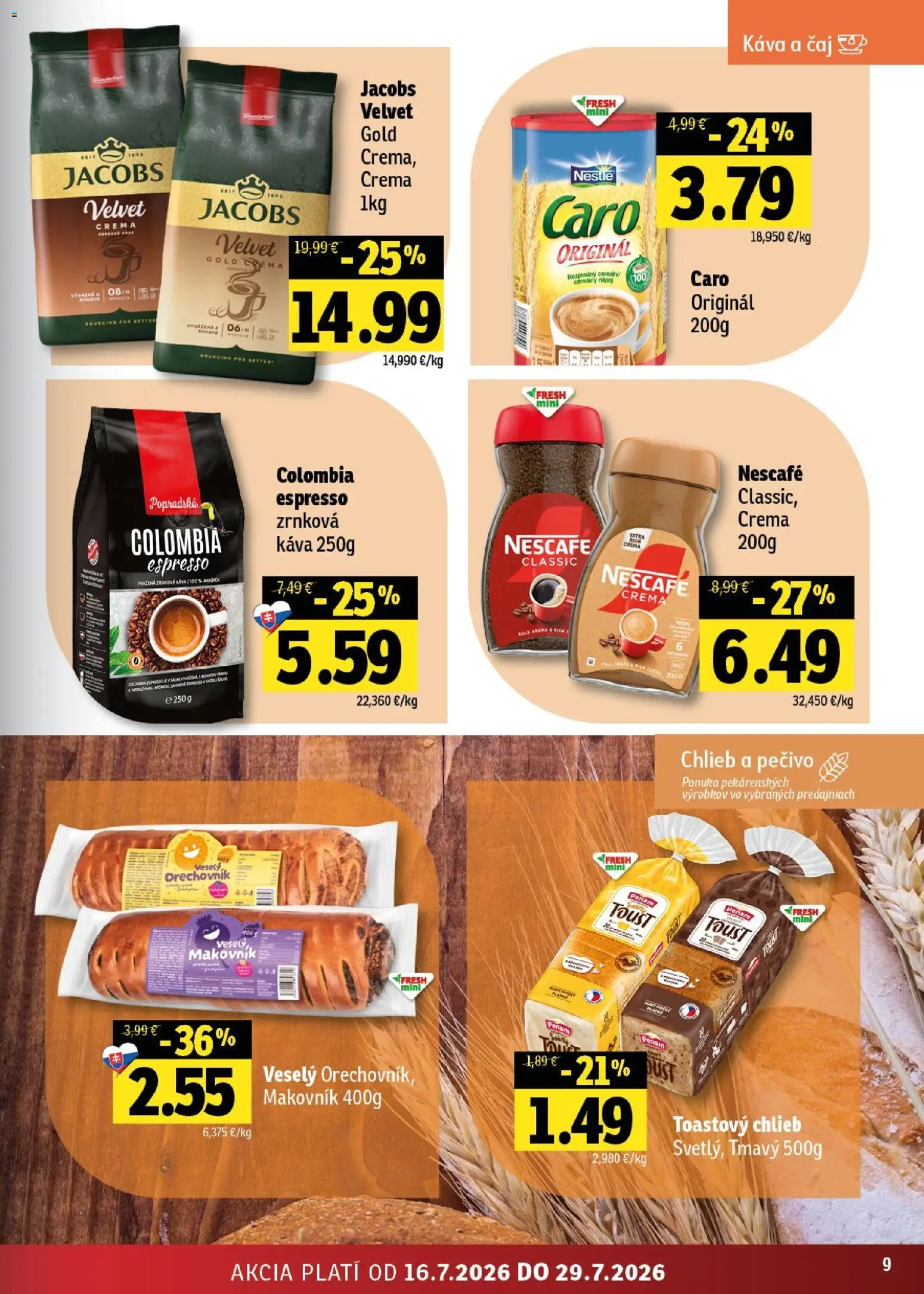 Nové Fresh akcie – leták je platný od 16.07.2026 | Strana: 9