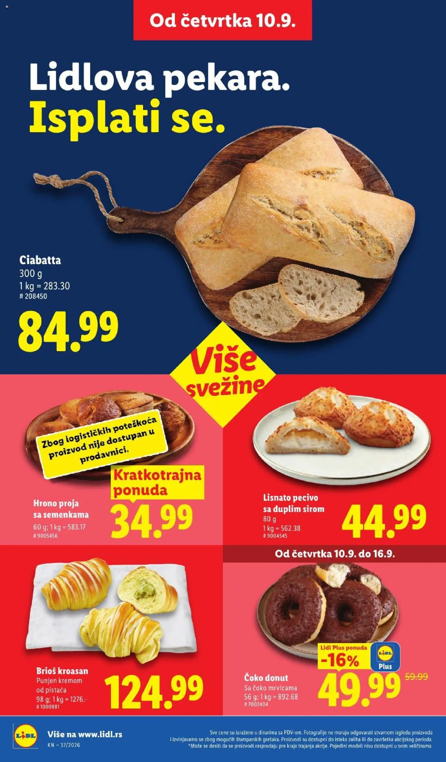 Lidl katalog - važi od 10.09.2026 | Strana: 26
