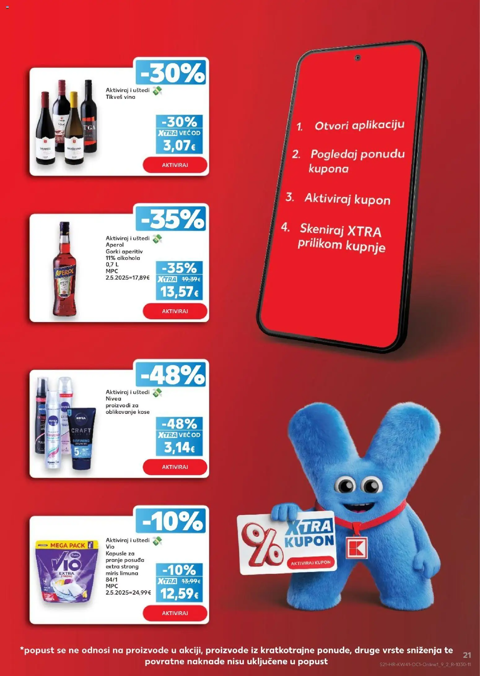 Kaufland katalog | vrijedi od 07.10.2026 | Stranica: 21 | Proizvodi: Miris, Aperol, Nivea, Kapsule