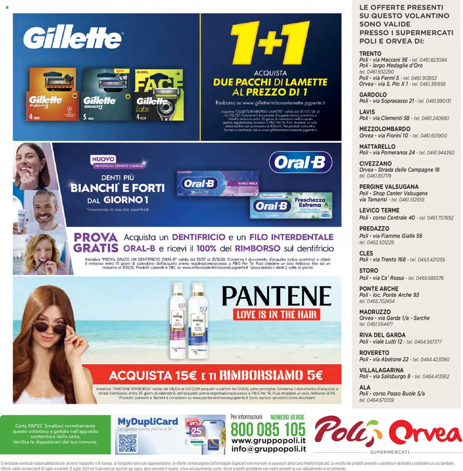 Volantino Poli del 16/09/2026 | Pagina: 32 | Prodotti: Lacca, Filo interdentale, The, Contenitore
